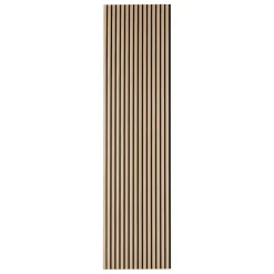 Panneau décoratif mural Colva bois clair beige