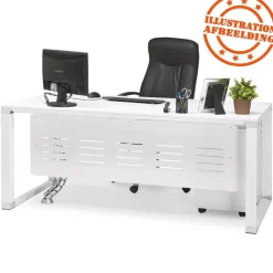 Panneau de modestie 'SECRET' noir pour bureau
