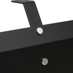 Panneau de modestie 'SECRET' noir pour bureau