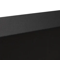 Panneau de modestie 'SECRET' noir pour bureau