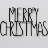 PANPAN PANNEAU METAL MERRY CHRISTMAS