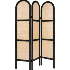 Paravent cannage Sana Noir