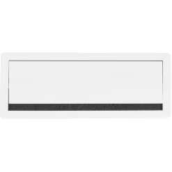 Passe-câbles 'SLOTI' en métal blanc pour bureau