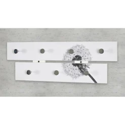 Patère murale à motif