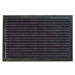 PAYAS TAPIS NOIR A RAYURES