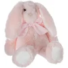 Peluche Lapin noeud H35 bleu