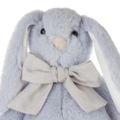 Peluche Lapin noeud H35 rose