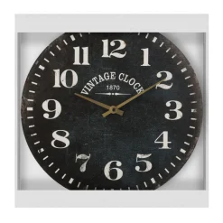 Pendule en panneau de bois MDF D38cm