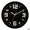 Pendule plastique silence noir D30
