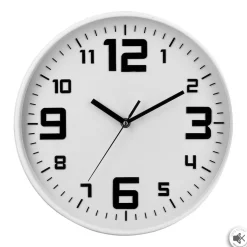 Pendule plastique silencieuse blanche D30