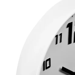 Pendule plastique silencieuse blanche D30