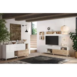 Petit buffet 181 cm MONACO panneaux de particules