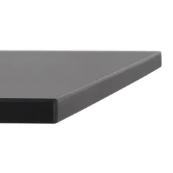 Petite table à diner 'MUFFIN' carrée noire intérieur/extérieur