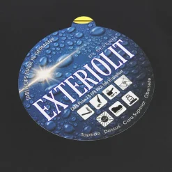 Petite table à diner 'MUFFIN' carrée noire intérieur/extérieur