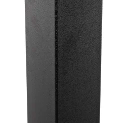 Petite table à diner 'MUFFIN' carrée noire intérieur/extérieur