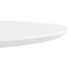 Petite table de bureau ou à diner ronde 'INDIANA' blanche