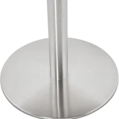 Petite table de bureau ou à diner ronde 'INDIANA' blanche