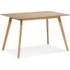 Petite table ou bureau design 'MARIUS' en bois finition naturelle
