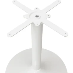 Pied de table 'BIANKO' en métal blanc