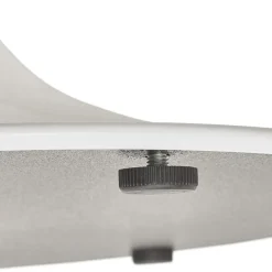 Pied de table 'BIANKO' en métal blanc