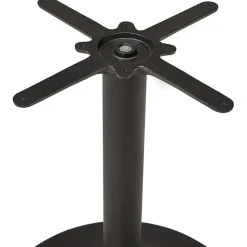 Pied de table 'BLAK' en métal noir