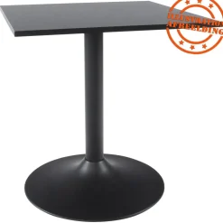 Pied de table 'BLAK' en métal noir