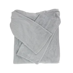 Plaid A Manches Gris 140x180cm