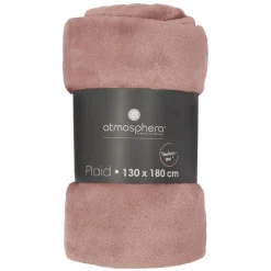 Plaid flanel rose 130X180