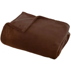 Plaid flanelle Ollis - marron tonka