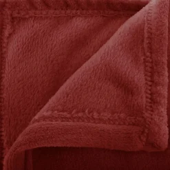 Plaid flanelle Ollis - rouge grenat