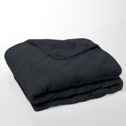 Plaid Jacquarden Polyester 550g/m² MATCHA 130 x 180 Reglisse