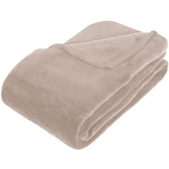 Plaid microfibre lin 180x230