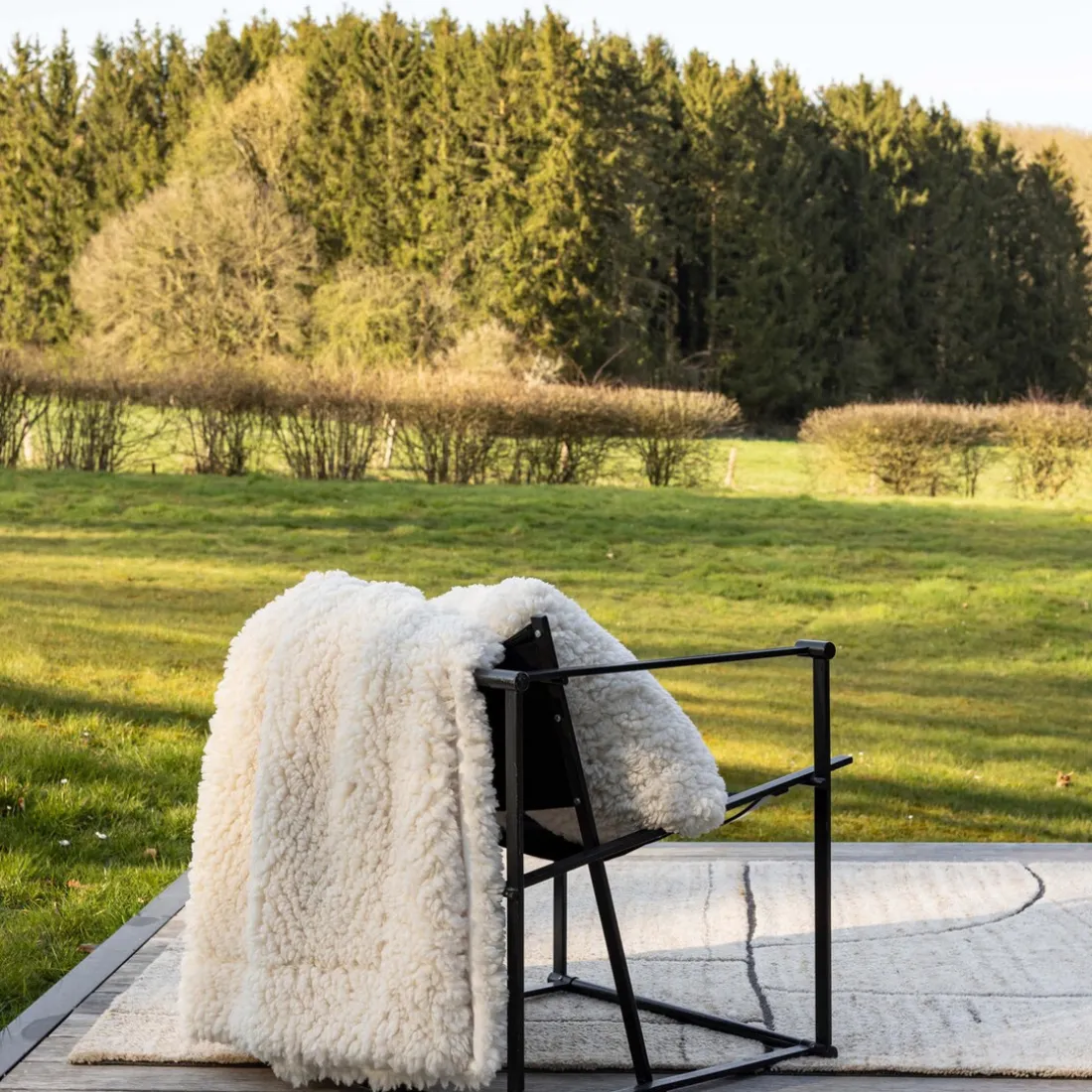 Plaid Noam Neige 140 x 180