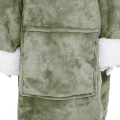 Plaid Poncho Enfant Capuche Dino