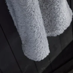 Plaid Teddy en Polyester 130 x 180 BIEN AU CHAUD Acier