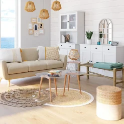 Plaid Zeff Nomade Vert de gris 130 x 180