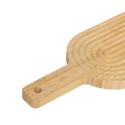 Planche à découper avec rainures en bambou