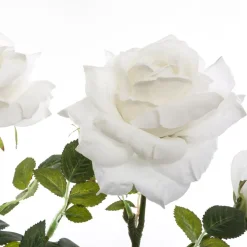 Plante décorative artificielle Rosier rouge