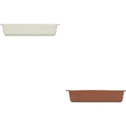 Plat rectangulaire en ceramique terracota