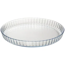 Plat Tarte en Verre et Couvercle 30