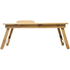 Plateau avec pieds en bambou