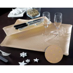 Plateau Beige Imprimé - BASLY