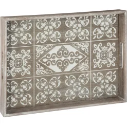 Plateau Bois TOP Verre Été