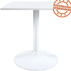 Plateau de table blanc carré 'SPANO'