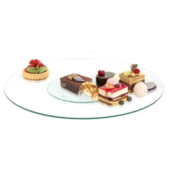 Plateau verre tournant 45cm WARREN