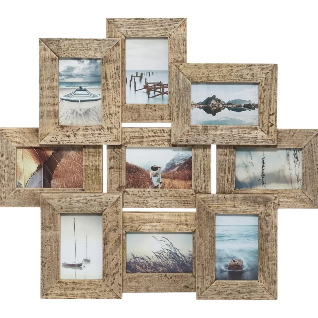 Pêle Mêle Elsa en Bois pour 9 photos 69 x 60