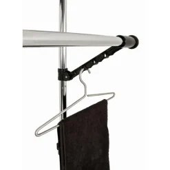 Portant à vetement double tringle métal et plastique