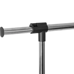 Portant à vêtements à roulettes simple