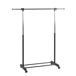 Portant en acier hauteur ajustable noir