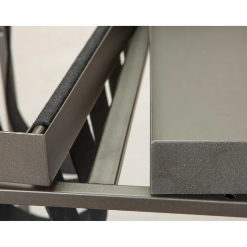 Porte magazines en Métal et Feutre Gris Anthracite MAGGA